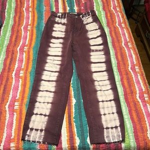 Purple Bleached Pacsun Jeans